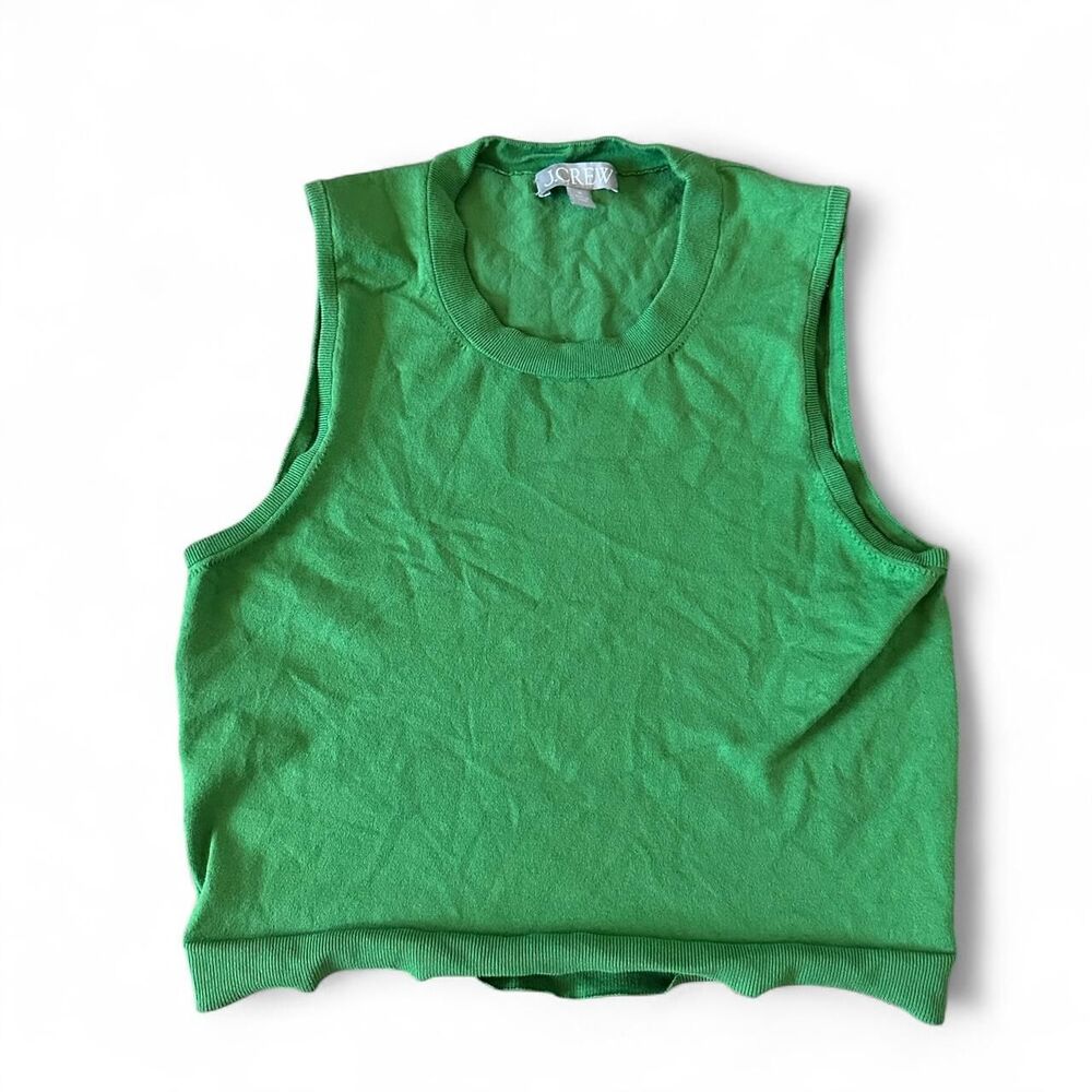 Jcrew Women's Green Vest